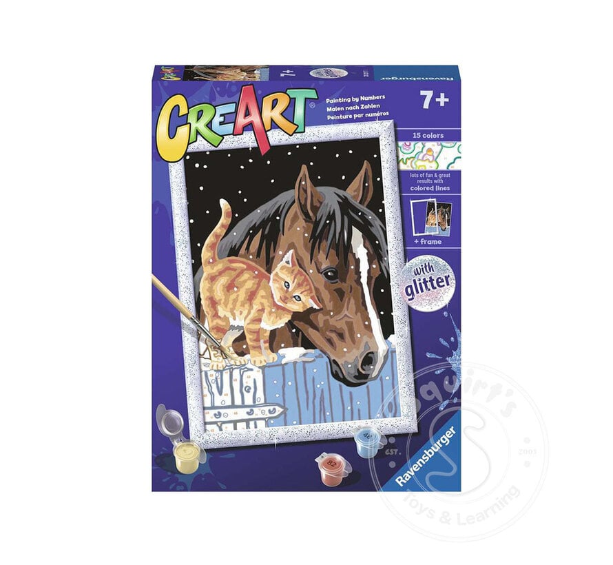 CreArt Paint by Numbers -Stable Friends