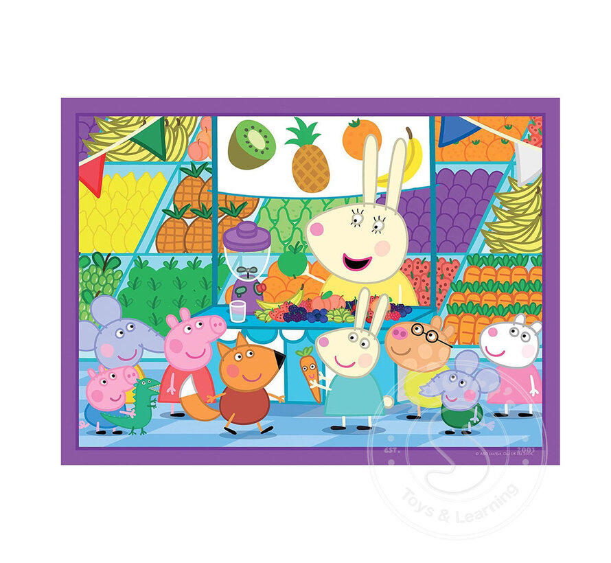 Ravensburger My First Puzzle: Peppa Pig Shopping with Peppa, Floor Puzzle 16pcs