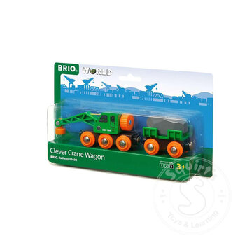 Brio Brio Clever Crane Wagon