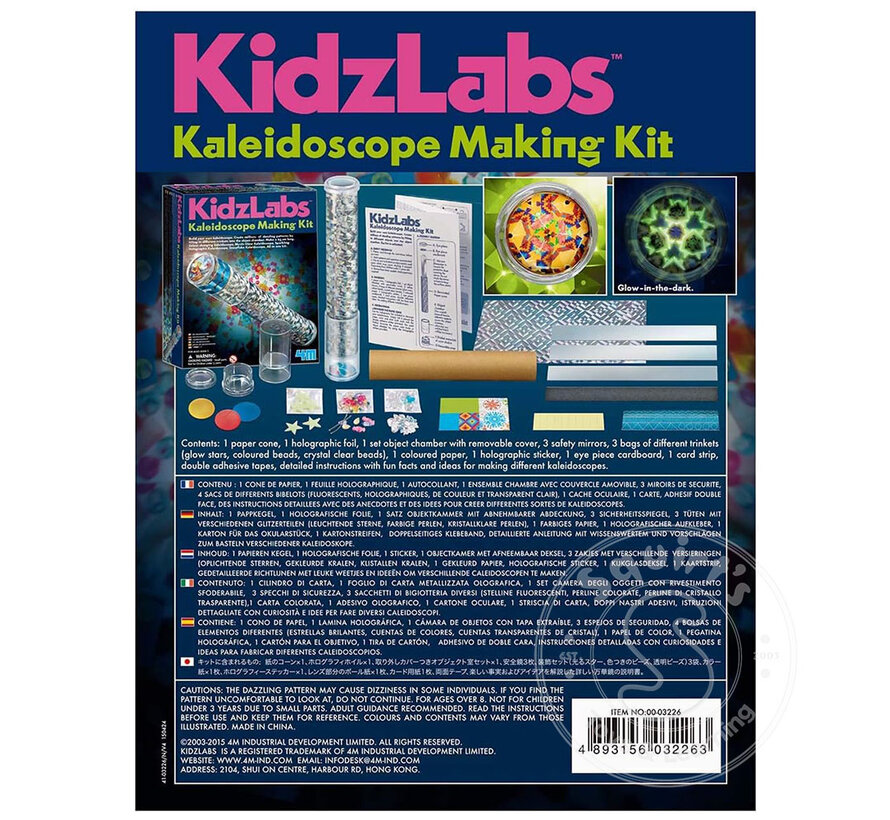 KidzLabs Kaleidoscope Making Kit