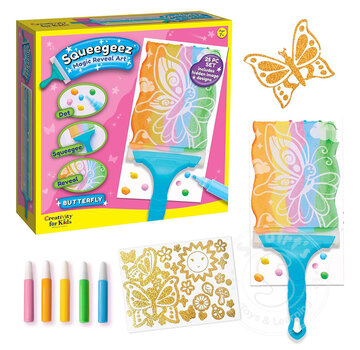 Creativity for Kids Creativity for Kids Squeegeez: Magic Reveal Art - Butterfly