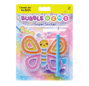 Creativity for Kids Creativity for Kids Bubble Gems: Super Sticker - Butterfly
