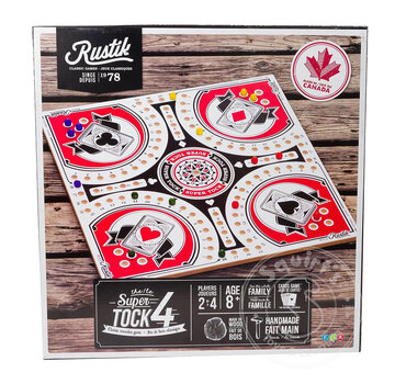 Family Games Rustik 6 Player Tock/Pachisi Game
