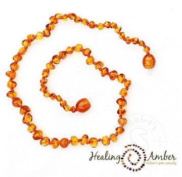 Healing Amber Healing Amber 11” Necklace Circle Caramel 11