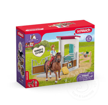 Schleich Schleich Horse Box with Hannah & Cayenne
