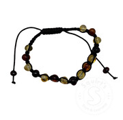Healing Amber Healing Amber 6.5” - 10" Bracelet (adjustable) Woven Multi