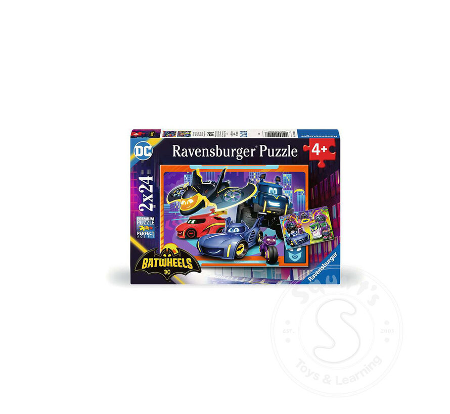 Ravensburger DC Batwheels Puzzle 2 x 24pcs