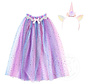 Great Pretenders Rainbow Unicorn Cape & Headband (Size 4-6)