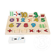 Numbers Puzzle With Cards