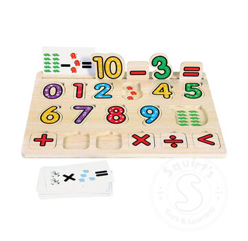 Numbers Puzzle With Cards