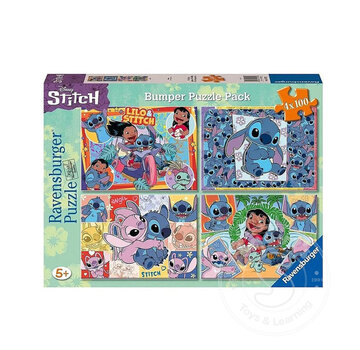 Ravensburger Ravensburger Disney Stitch Puzzle 4 x 100pcs