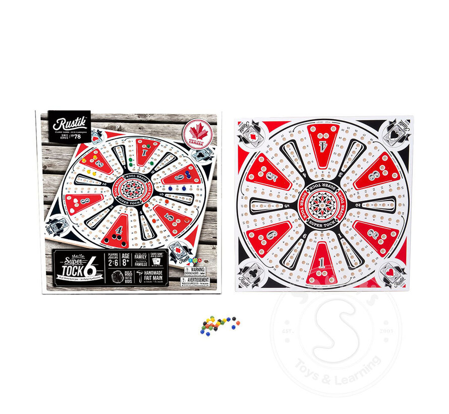 Rustik Super Tock Game 6 Player