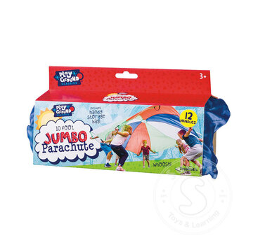Toysmith Final Sale - Jumbo Parachute 10' & 12 Handles