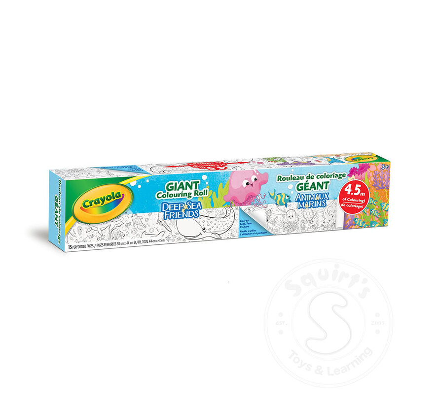 Crayola Giant Colouring Roll - Under the Sea
