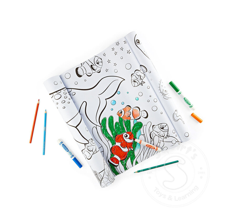 Crayola Giant Colouring Roll - Under the Sea