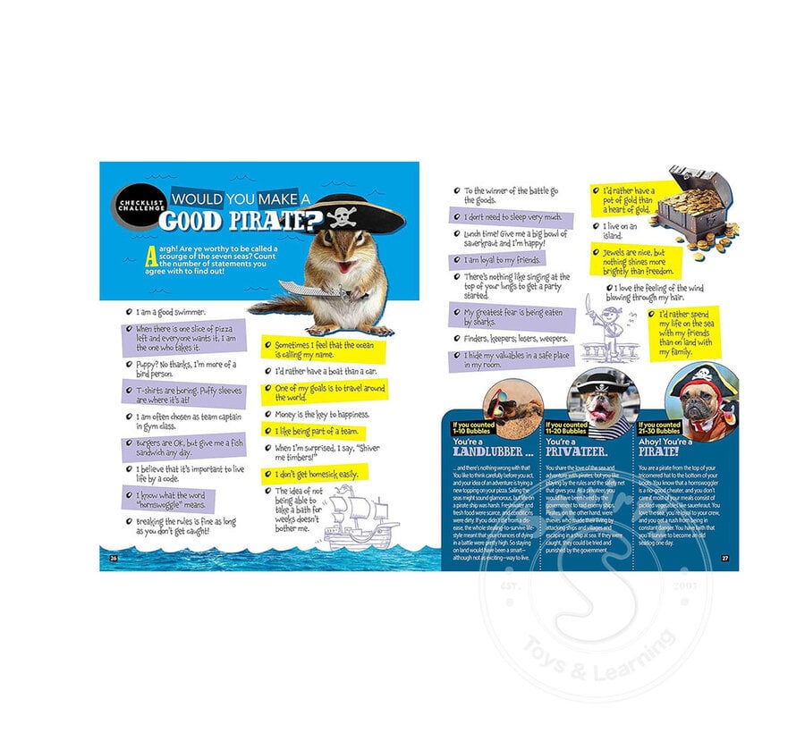 National Geographic Kids Personality Quizzes