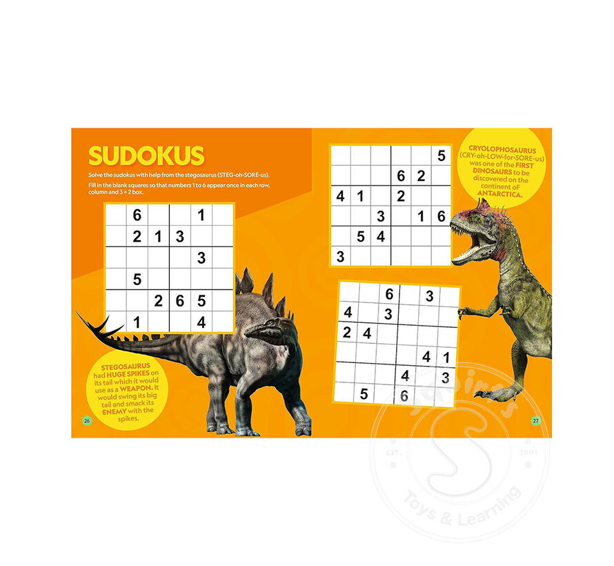 National Geographic Kids Puzzle Book of Dinosaurs