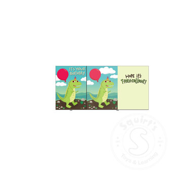 T-rex-cellent Birthday Card