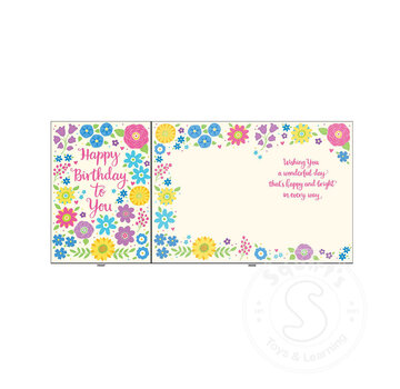 Birthday Flowers Card