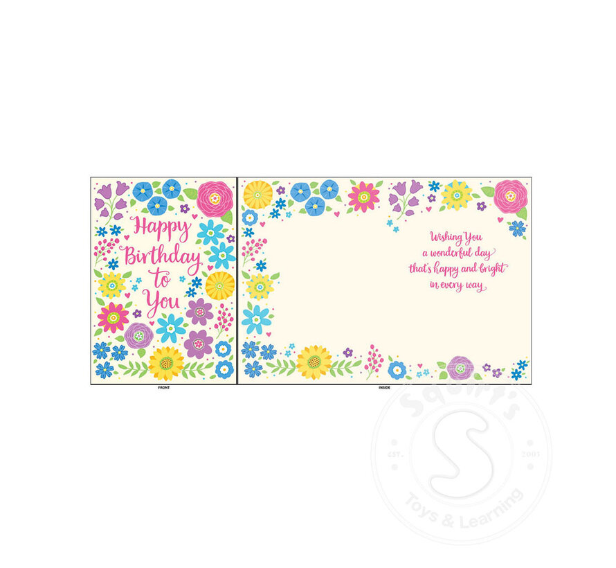 Birthday Flowers Card