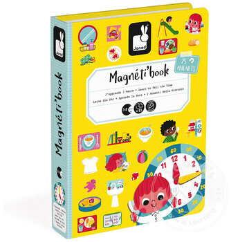 Janod Magnetic Book - Learn to Tell Time