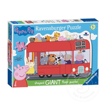 Ravensburger Ravensburger Peppa Pig London Bus 24 pc Giant Floor Puzzle