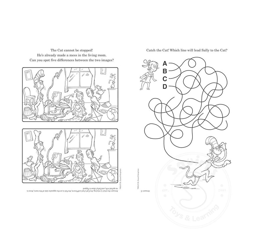 Dr. Seuss: The Cat in the Hat Colouring & Activity Book