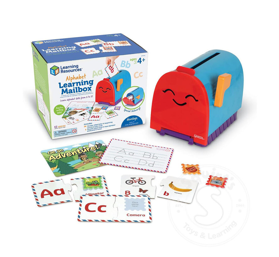 Alphabet Learning Mailbox