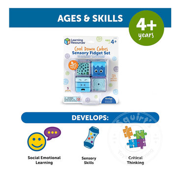 Learning Resources Cool Down Cubes Sensory Fidget Set