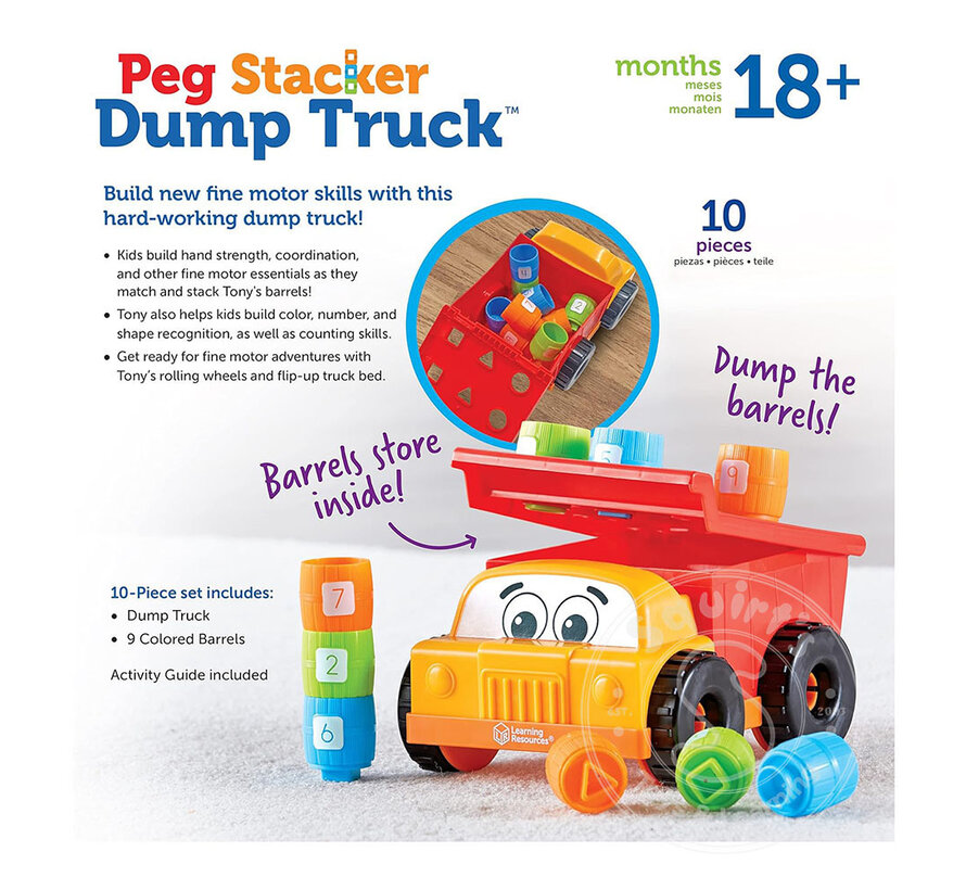 Tony the Peg Stacker Dump Truck