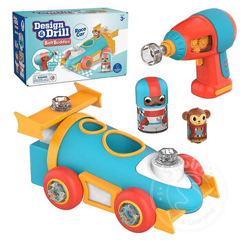 Educational Insights Design & Drill Bolt Buddies Race Car