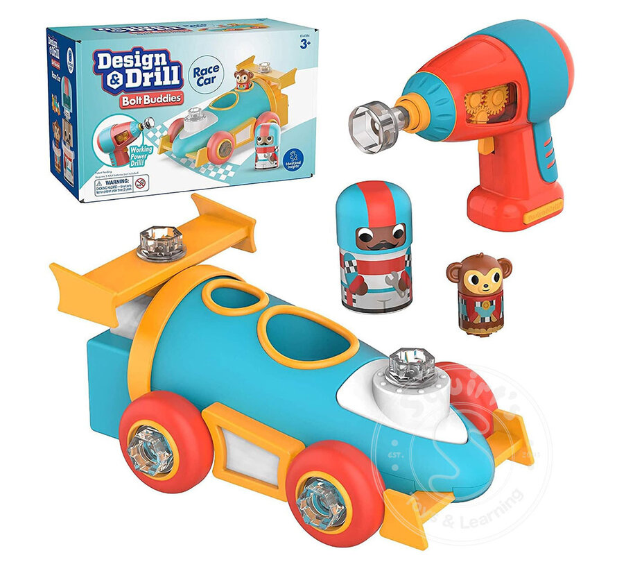 Design & Drill Bolt Buddies Race Car