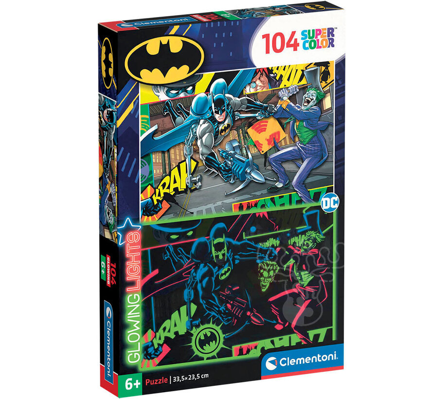 Clementoni DC Batman Glowing Lights Puzzle 104pcs