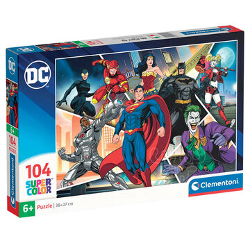 Clementoni DC Comics Justice League Superheroes and Villains Puzzle 104pcs