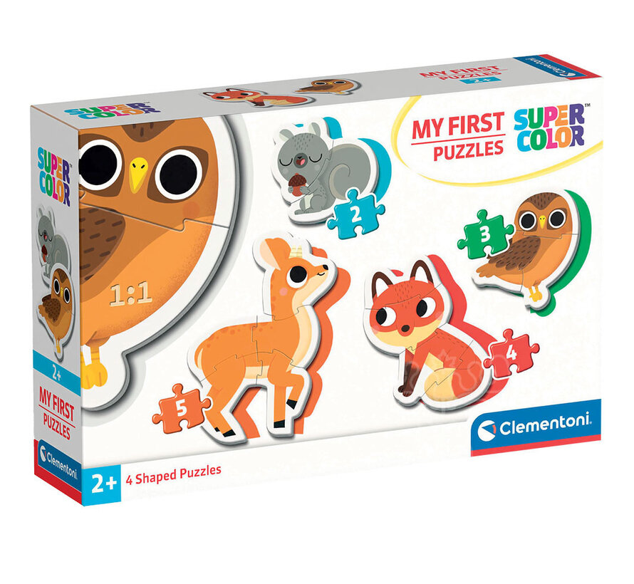 Clementoni My First Puzzle: Forest Animals Puzzle 2, 3, 4, 5pcs