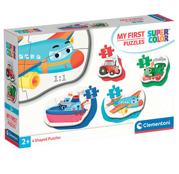 Clementoni My First Puzzle: Transportation Puzzle 2, 3, 4, 6pcs