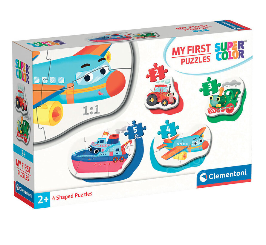Clementoni My First Puzzle: Transportation Puzzle 2, 3, 4, 6pcs