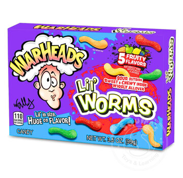 Warheads Lil Worms 3.5oz Theatre Box