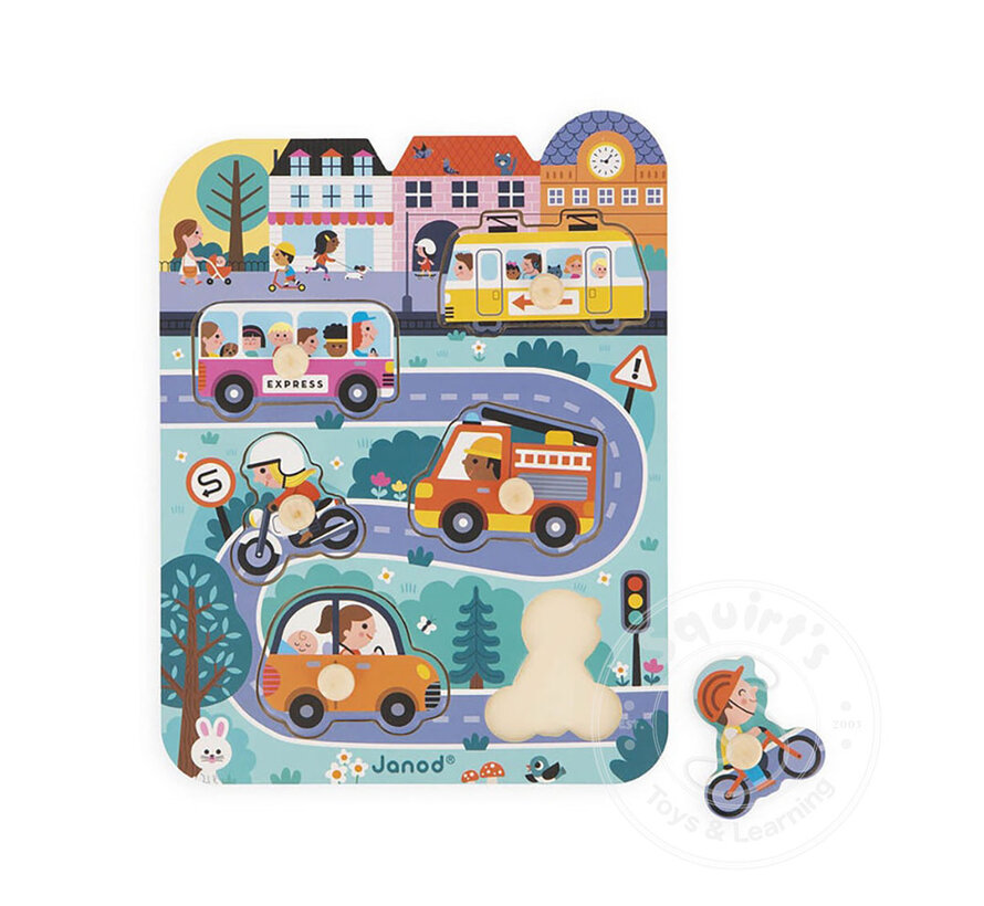 Clementoni In The City Puzzle 6pcs