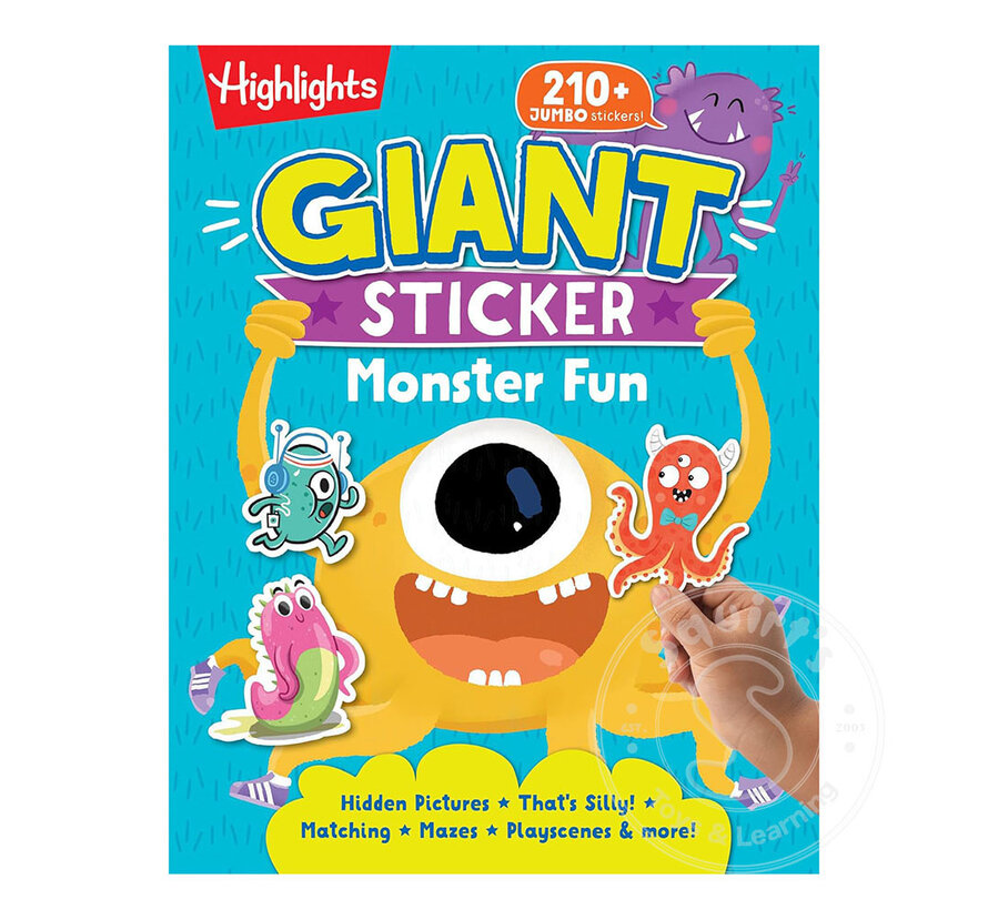 Highlights Giant Sticker Monster Fun