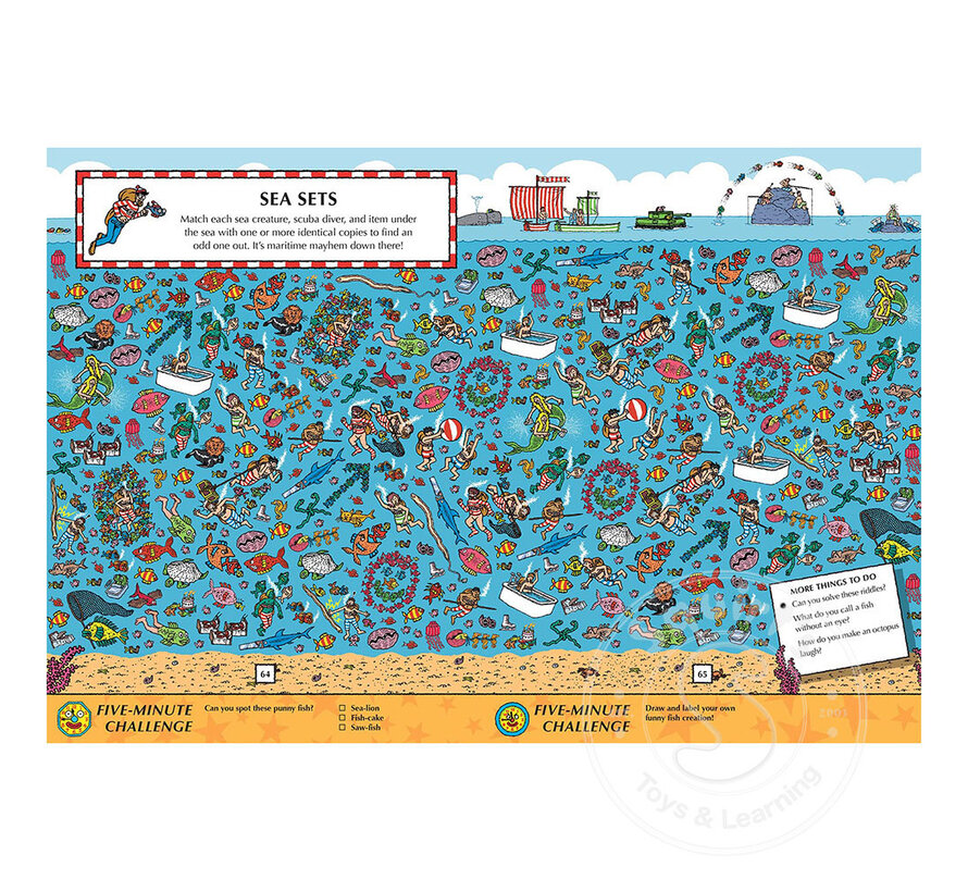 Where's Waldo? The Boredom Buster Book: 5-Minute Challenges
