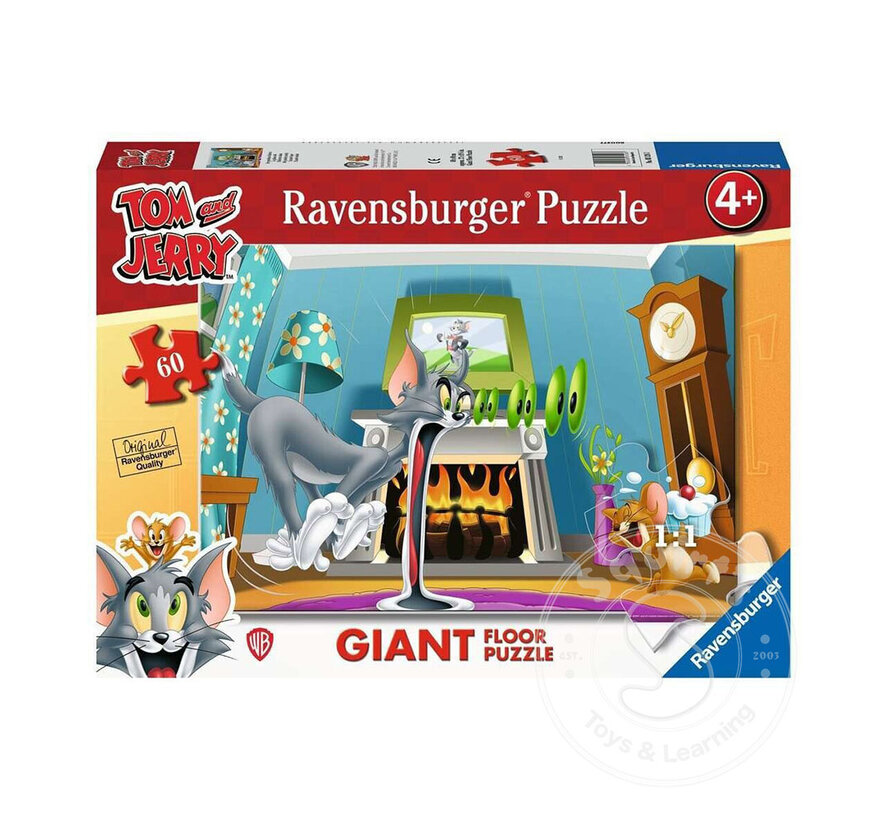 Ravensburger Tom & Jerry Cupcake Caper Giant Floor Puzzle 60pcs