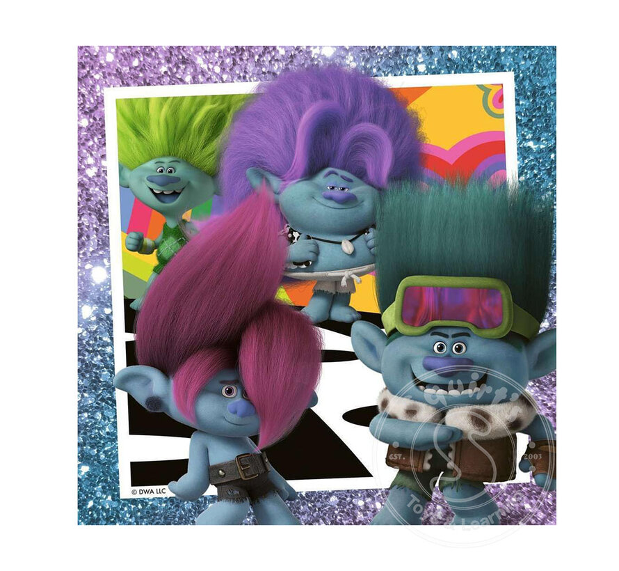Ravensburger Trolls Band Together Can't Stop the Pop Puzzle 3 x 49pcs