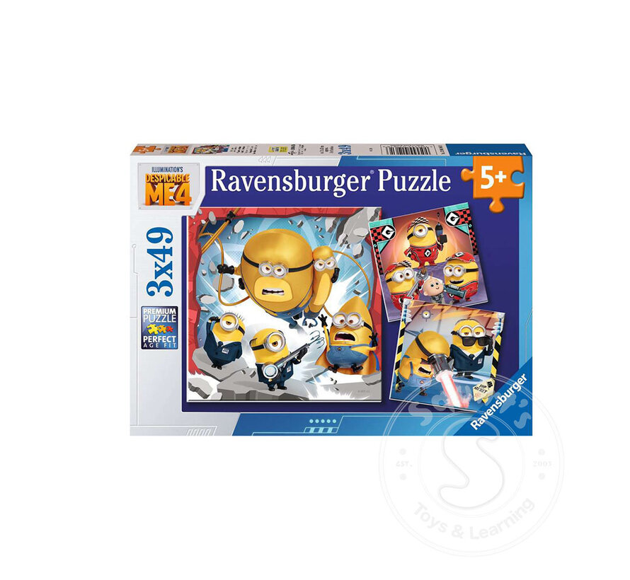 Ravensburger Despicable Me 4 Despicable Always  3 x 49pcs