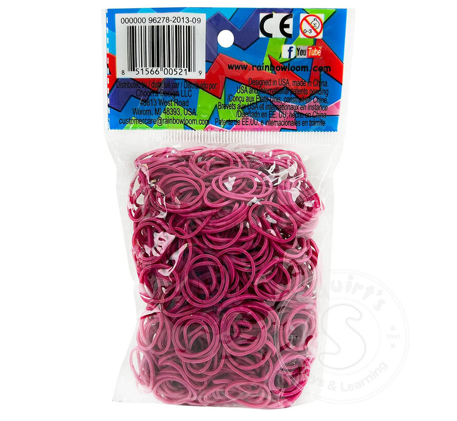 Rainbow Loom® Refill Bands - Fuschia