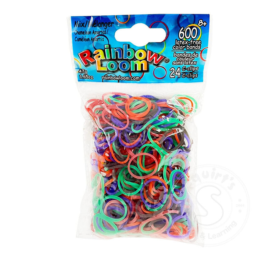 Rainbow Loom® Silicone Refill Bands - Chameleon