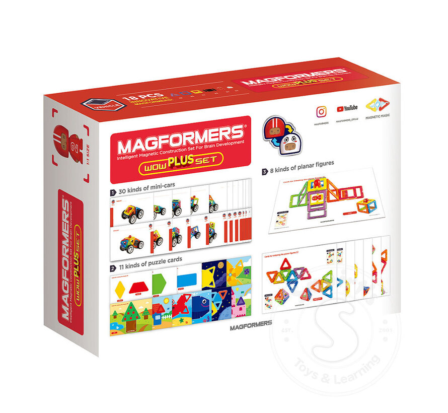 Magformers Wow Plus Set 18pcs