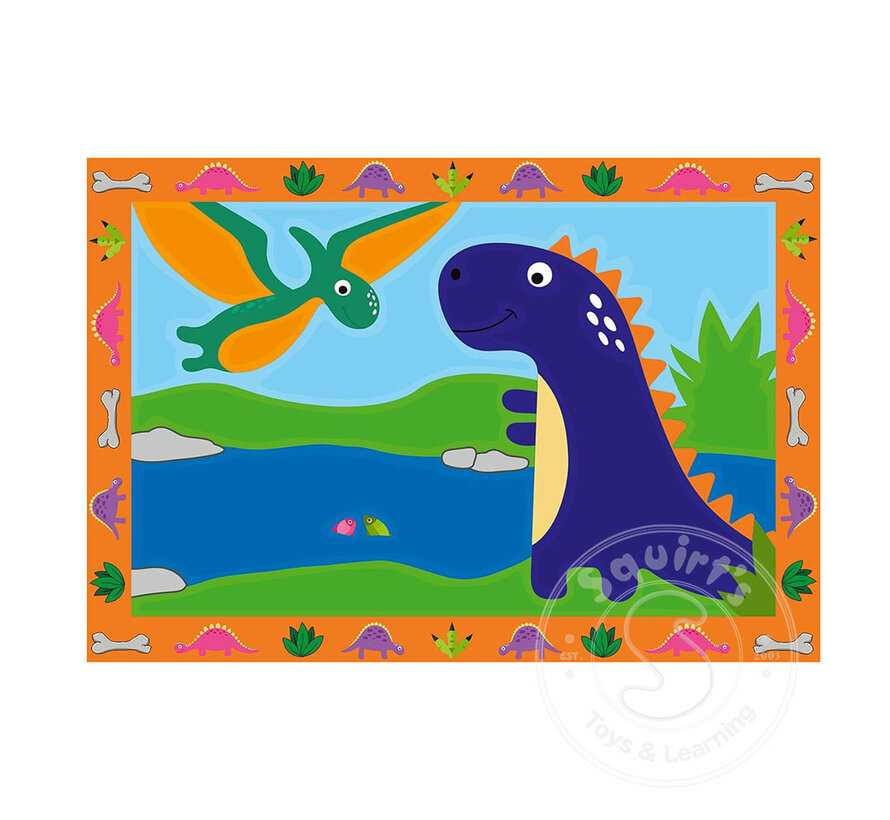 CreArt Junior: Paint by Numbers - Land of the Dinosaurs