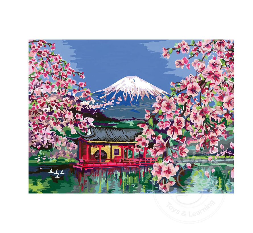 CreArt Paint by Numbers - Japanese  Spring