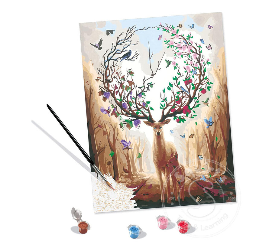 CreArt Paint by Numbers - Magnificent Encounter